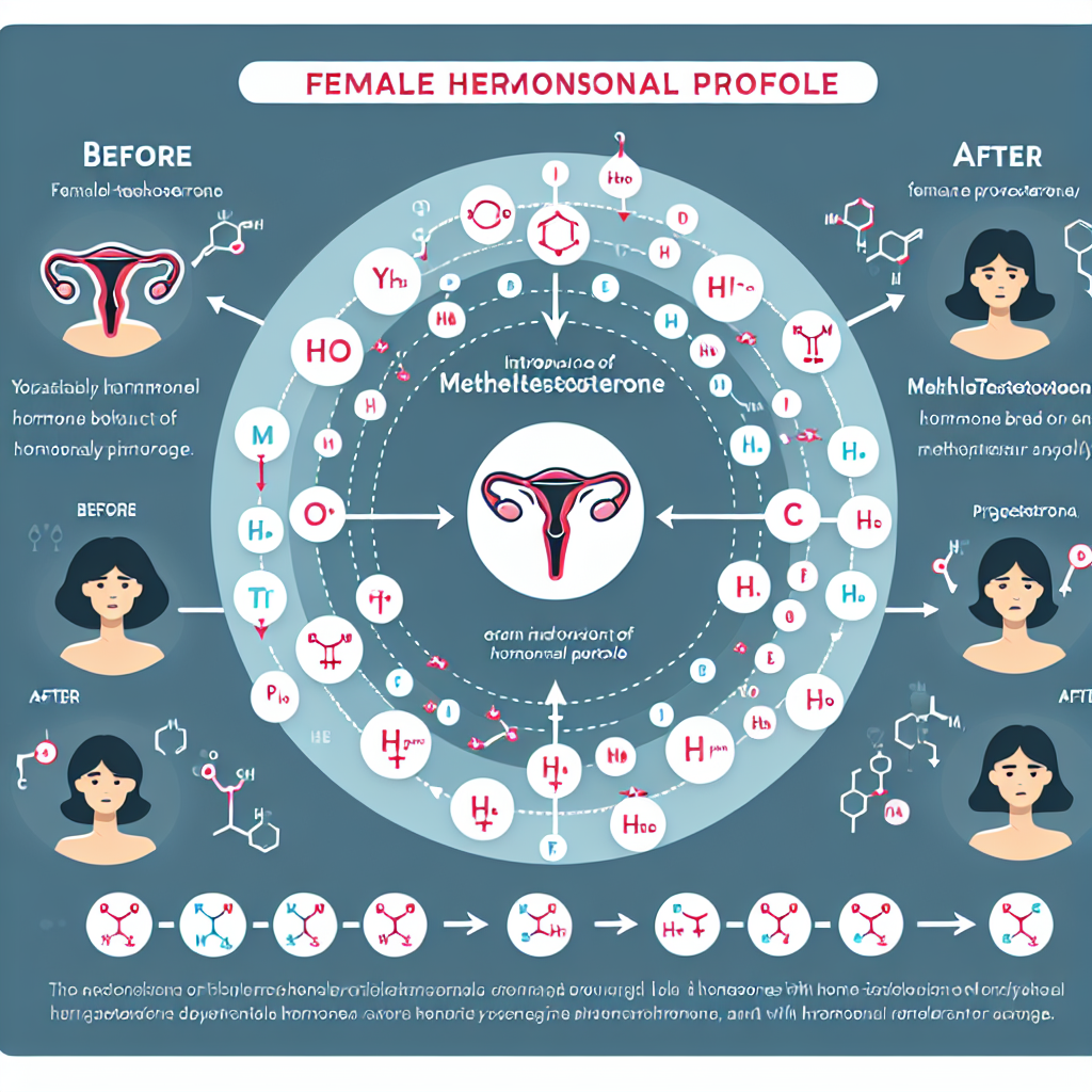 Cómo afecta Methyltestosterone al perfil hormonal femenino