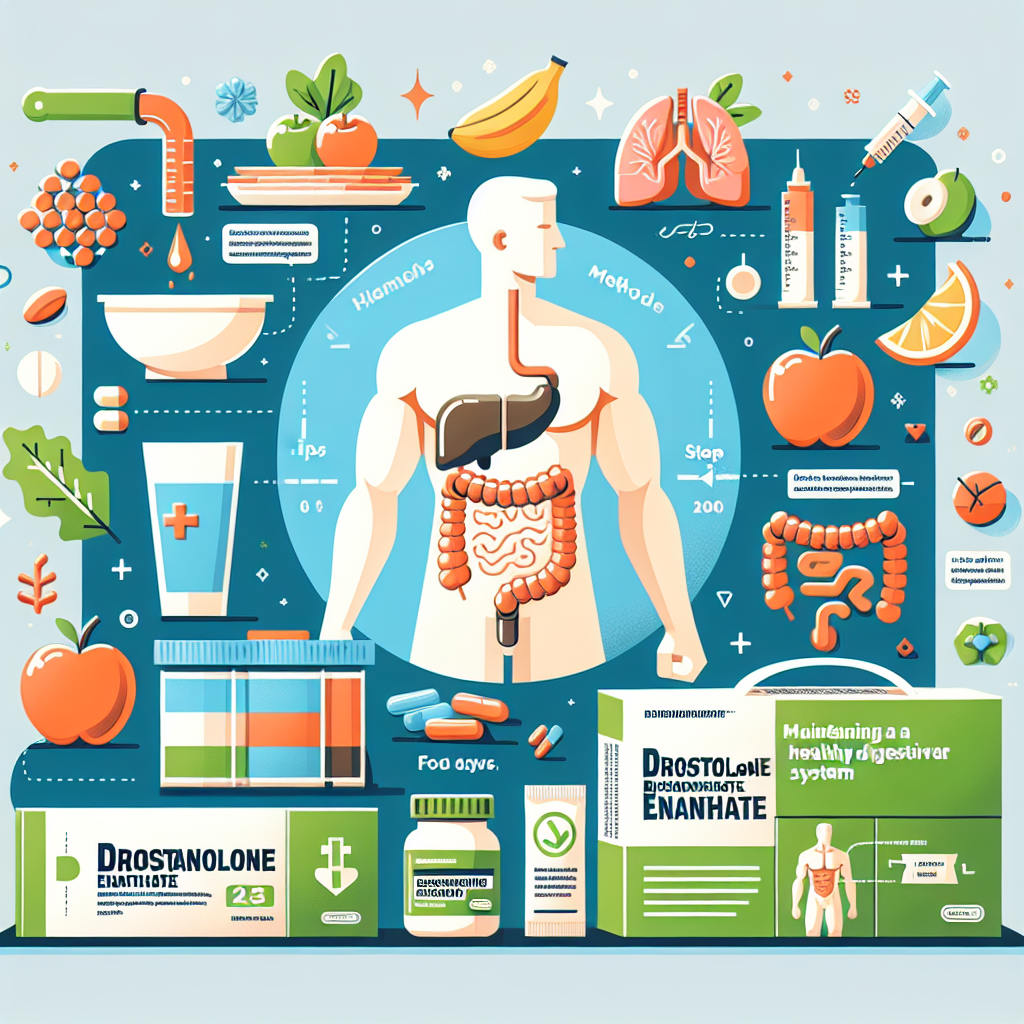 Cómo mantener el sistema digestivo sano con Enantato de Drostanolona