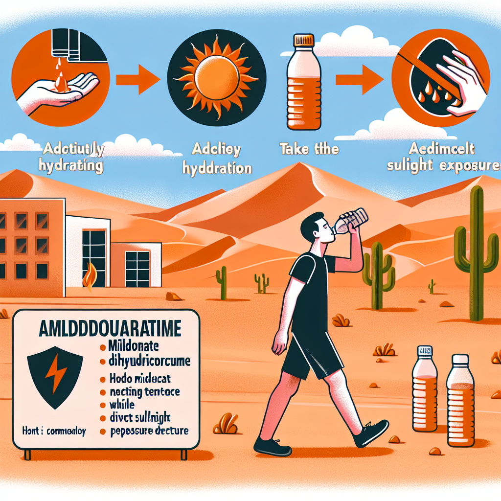 Consejos para usar Mildronate Dihydricume en calor extremo