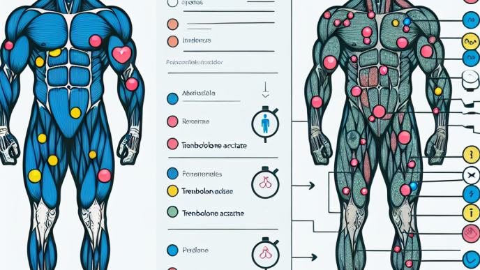 ¿Qué parte del cuerpo responde más a Acetato de trenbolona?