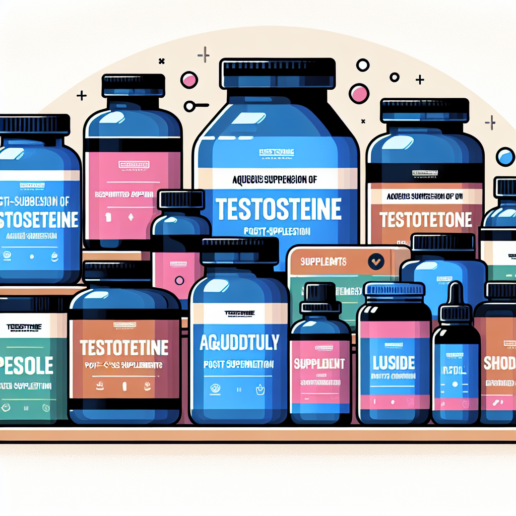 Qué suplementos post-ciclo combinan bien tras Suspensión acuosa de testosterona