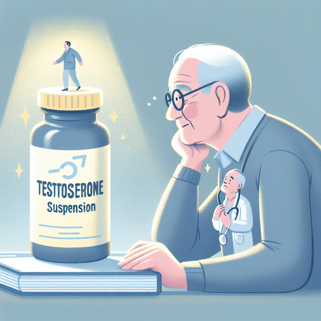 ¿Se puede usar Suspensión acuosa de testosterona en la tercera edad?