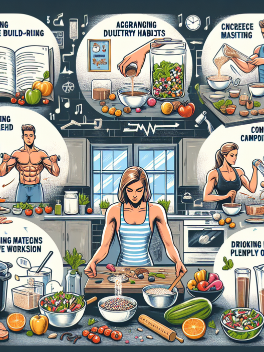 Cómo ajustar la dieta con Preparativos para ganar masa muscular para definición