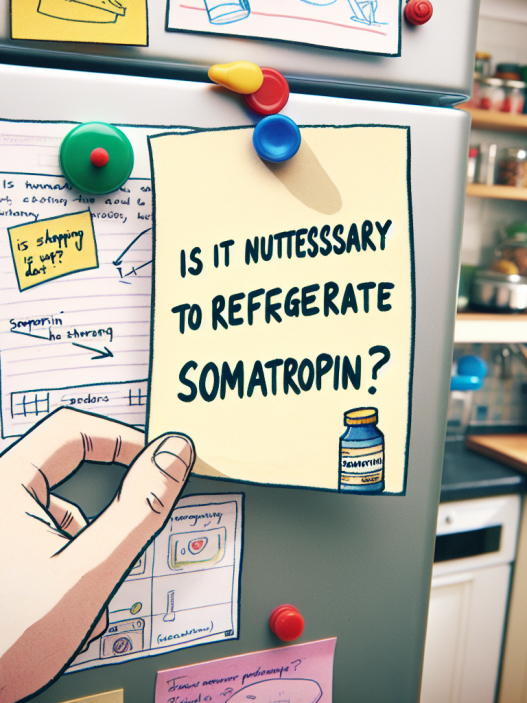 ¿Es necesario refrigerar Somatropina?