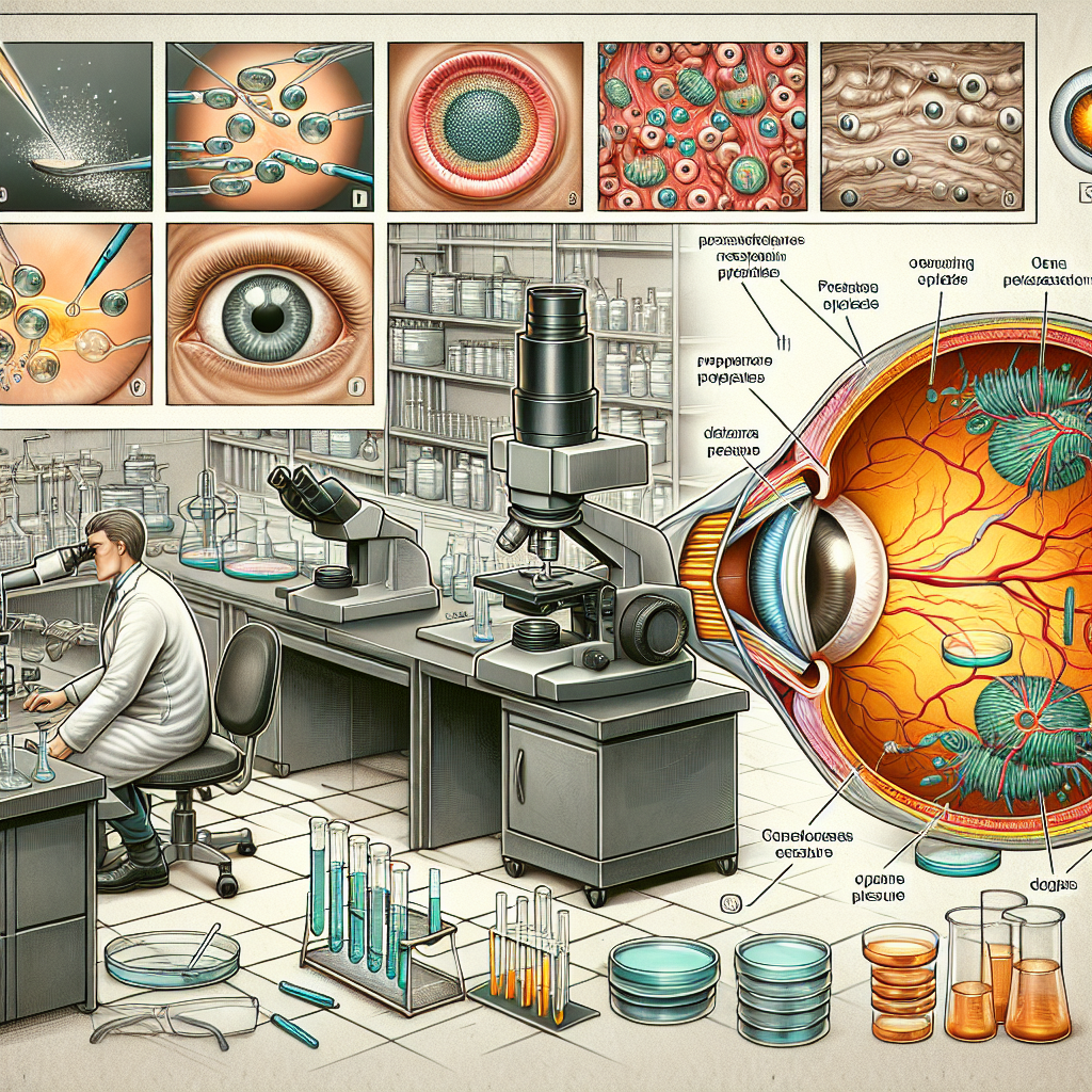 Preparados de péptidos y cambios en la presión ocular
