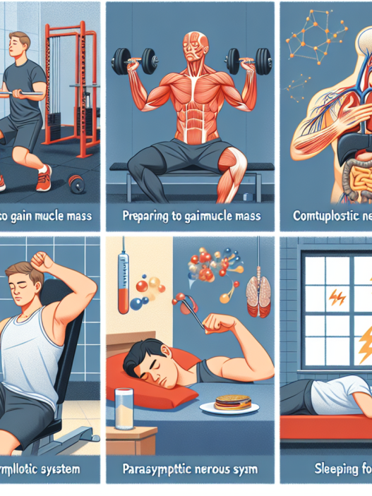 Preparativos para ganar masa muscular y su efecto en el sistema parasimpático