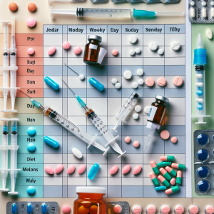 Protocolos semanales con Inyecciones y pastillas para adelgazar