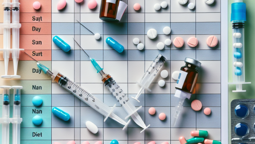 Protocolos semanales con Inyecciones y pastillas para adelgazar