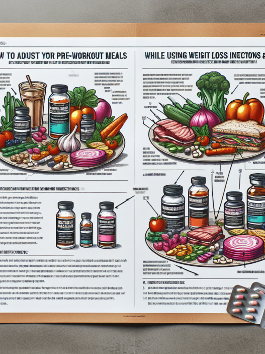 Qué ajustes hacer en tus comidas pre-entreno con Inyecciones y pastillas para adelgazar