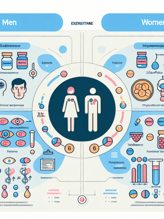 Qué diferencias esperar entre hombres y mujeres con Exemestane