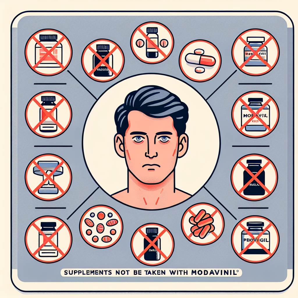 Qué suplementos no deben coincidir con Modafinil (Provigil)