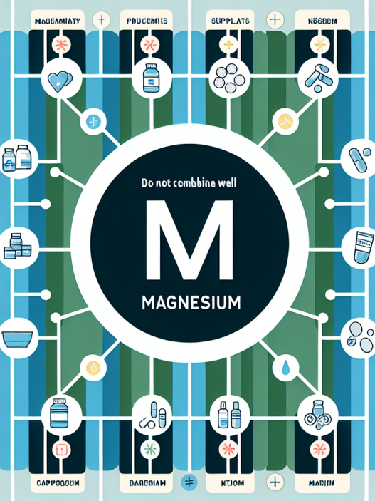 Qué tipo de suplementos no combinan bien con Magnesium