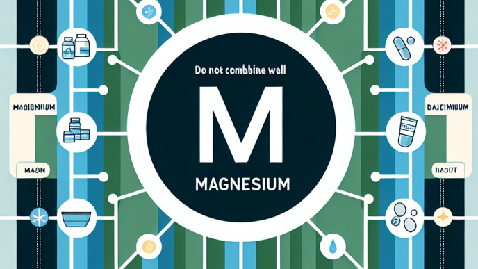 Qué tipo de suplementos no combinan bien con Magnesium
