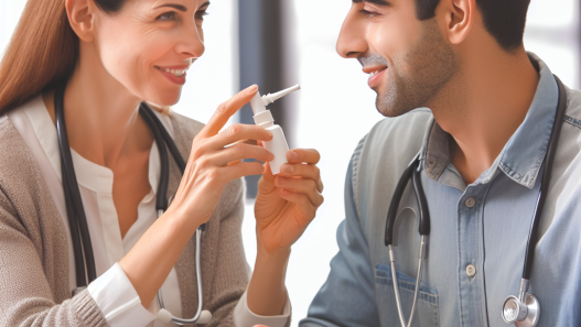 Cómo explicar el uso de Aerosoles nasales a un entrenador