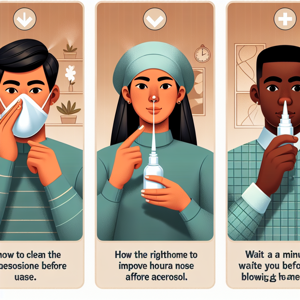 Cómo mejorar la absorción de Aerosoles nasales