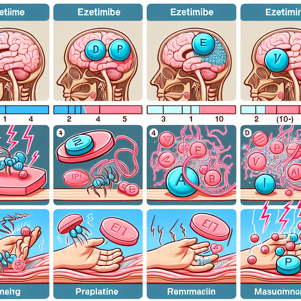 Ezetimiba en fases de activación neuromuscular