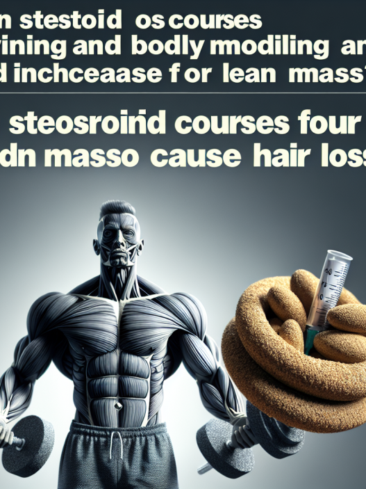 ¿Puede Cursos de esteroides para secado y modelado corporal (aumento de masa magra) causar caída del cabello?