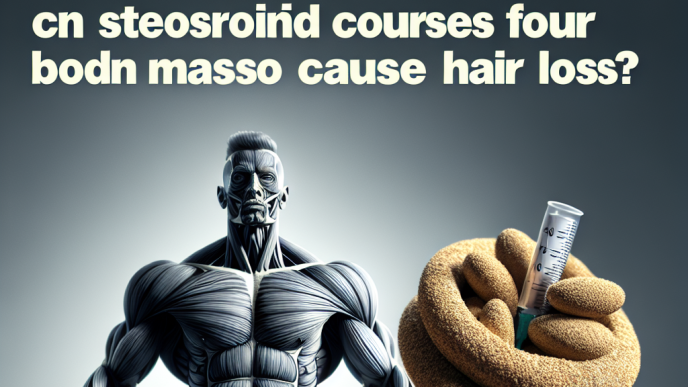 ¿Puede Cursos de esteroides para secado y modelado corporal (aumento de masa magra) causar caída del cabello?