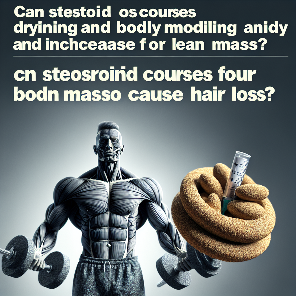 ¿Puede Cursos de esteroides para secado y modelado corporal (aumento de masa magra) causar caída del cabello?