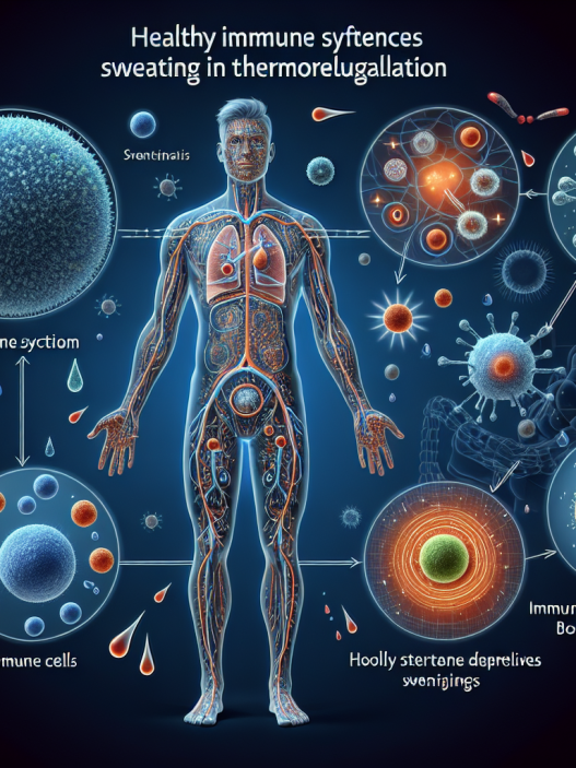 Cómo afecta Salud inmunológica a la sudoración y termorregulación