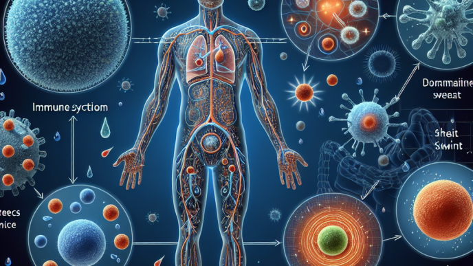 Cómo afecta Salud inmunológica a la sudoración y termorregulación