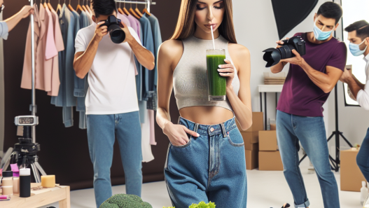 Limpieza y desintoxicación en preparación para sesiones fotográficas